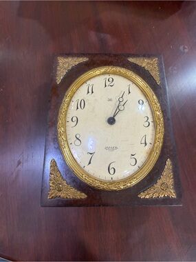 Rare Jaeger-LeCoultre 8-DAY Rectangular Mantle Clock 6.5 x 5 c: 1930